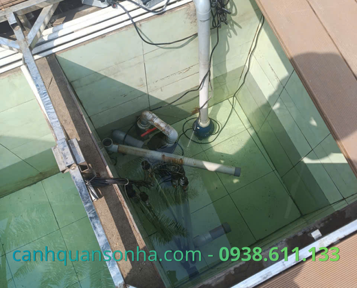 sửa chữa hồ cá koi