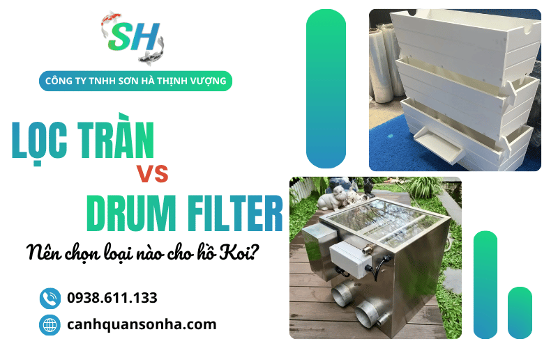 lọc tràn vs Drum filter