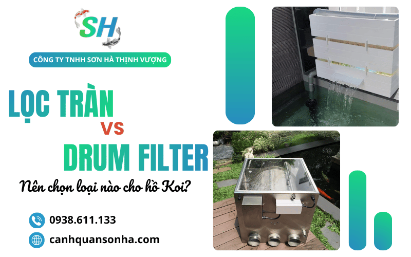 lọc tràn vs Drum filter