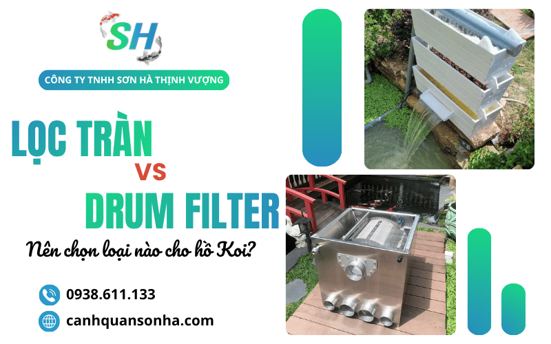 lọc tràn vs Drum filter