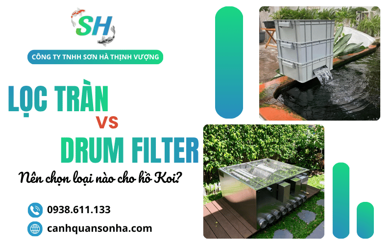 lọc tràn vs Drum filter