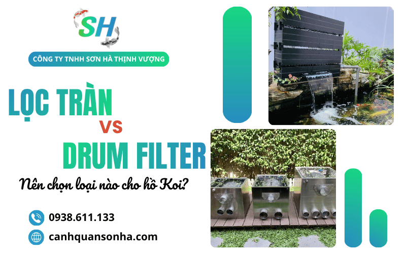lọc tràn vs Drum filter