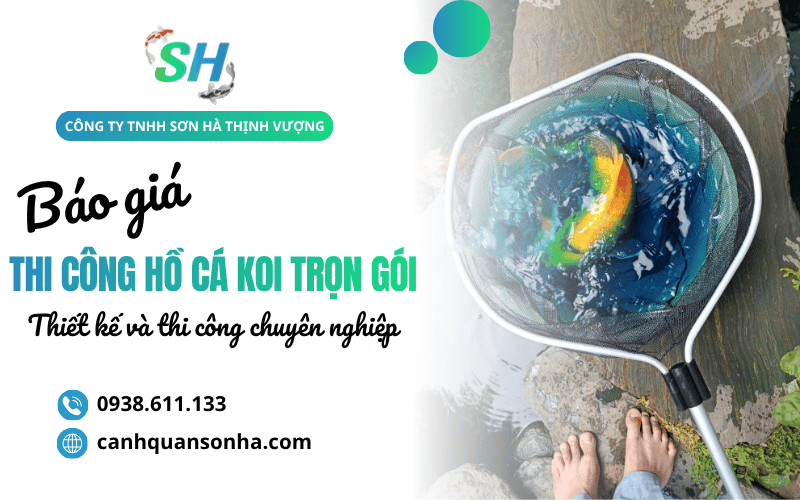 thi công hồ cá Koi trọn gói